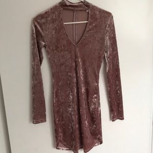 Velvet Keyhole Dress NWOT